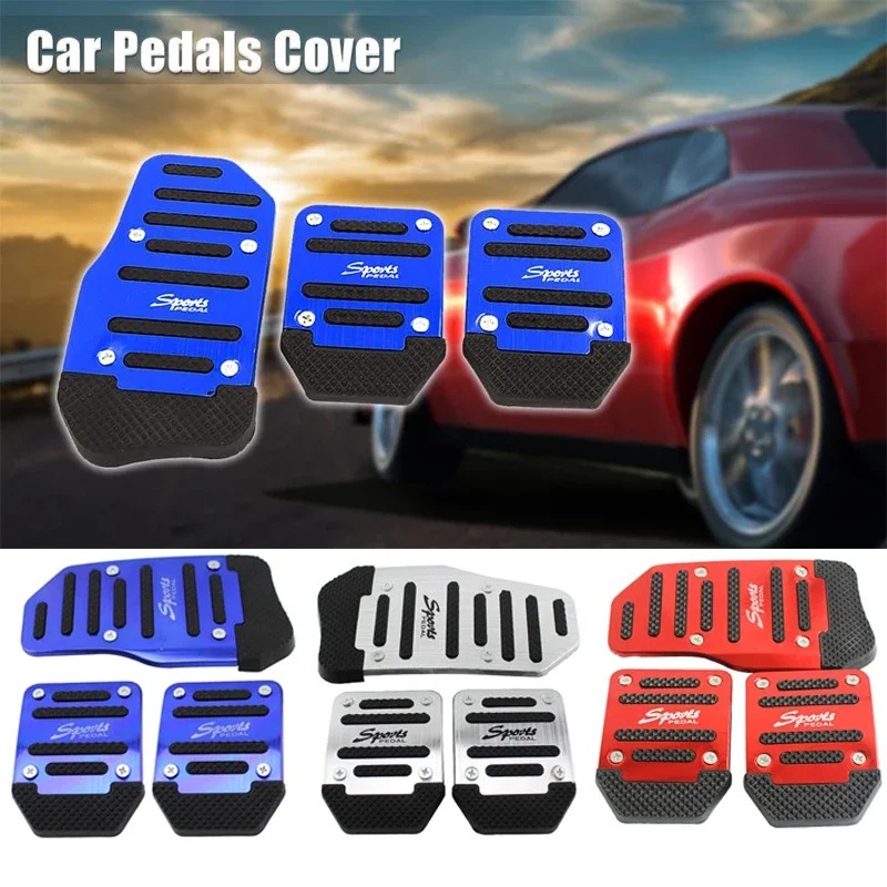 Car Accessories For Inside - MT AT Car Pedal Pads Anti‑Slip
