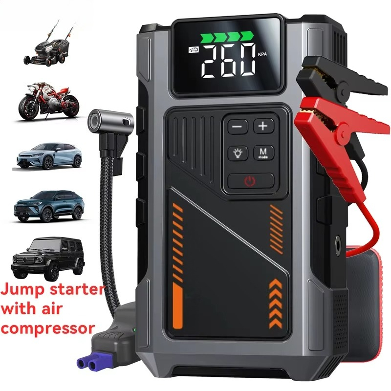 Portable Jump Starter - PORTABLE car jump starter with air