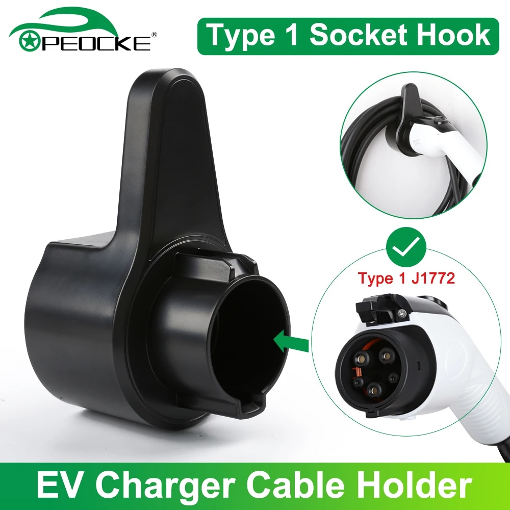 Car Cable Organizer - EV Type 1 J1772 Charger Holder