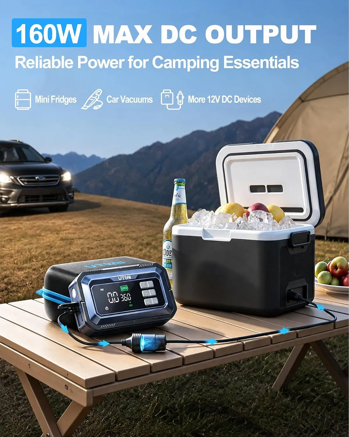 Jump Starter with Air Compress - огляд і ціна Portable Jump Starter