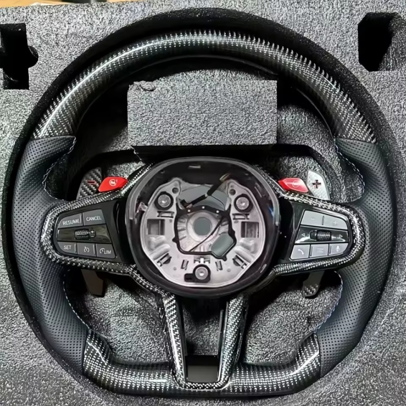 Car Steering Wheel Carbon Fibe - огляд і ціна Car Accessories For Inside