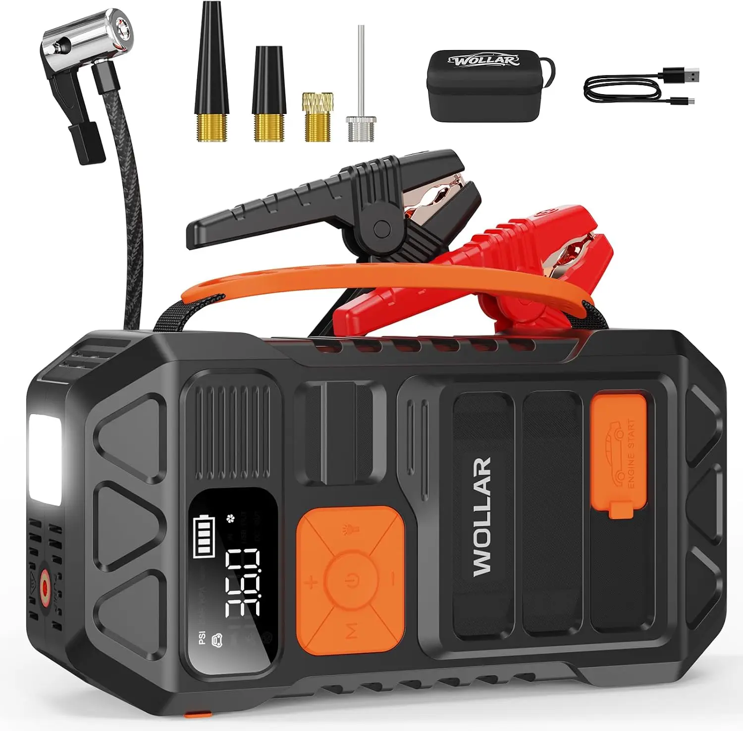 3000A Peak Jump Starter with A - огляд і ціна Portable Jump Starter