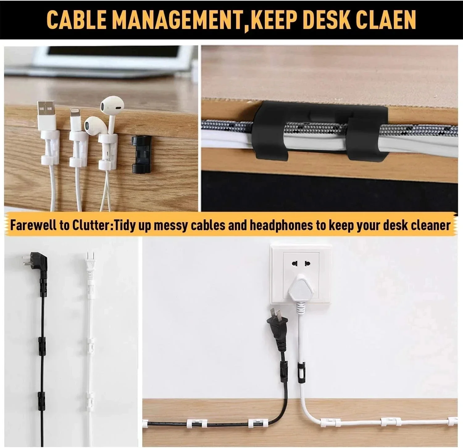 Cable Clips Organizer Drop Wir - огляд і ціна Car Cable Organizer