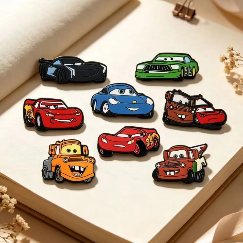 8pcs Set Movie Badge Cute Cart - огляд і ціна Car Accessories Toy
