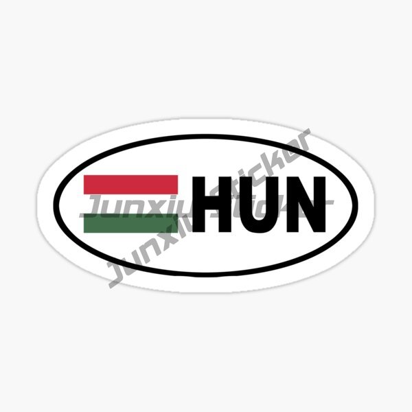 HUNGARY Oval Flag Sticker Wate - огляд і ціна Car Accessories Logo