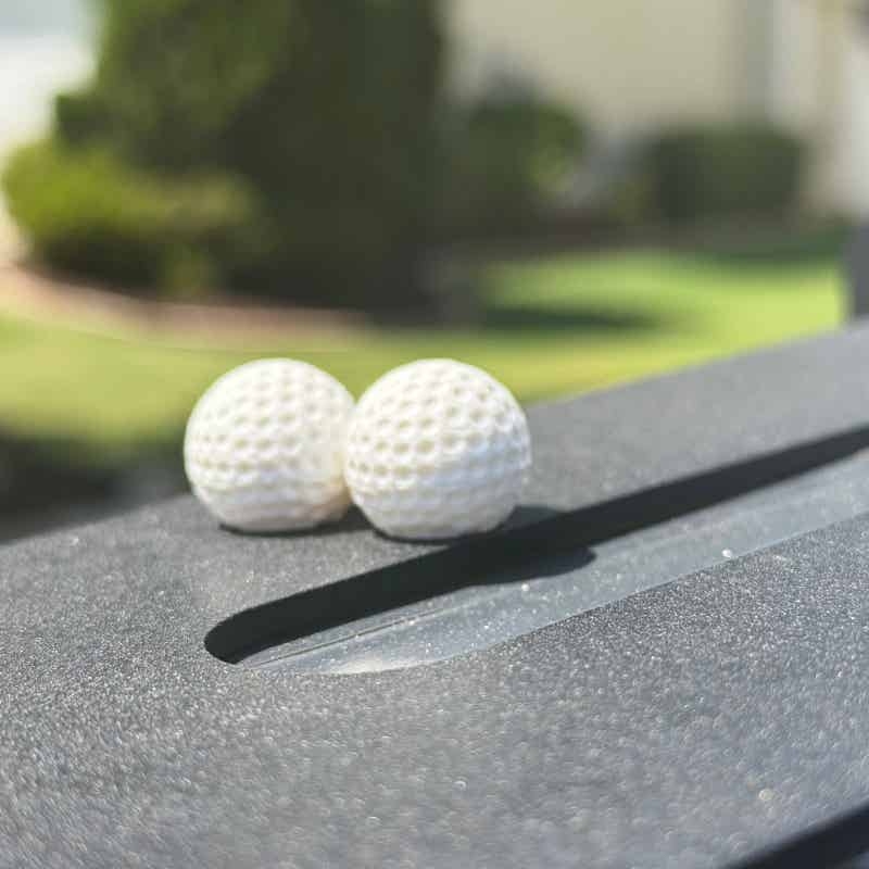 Golf Ball Style Tire Valve Ste - огляд і ціна Steering Wheel Cover
