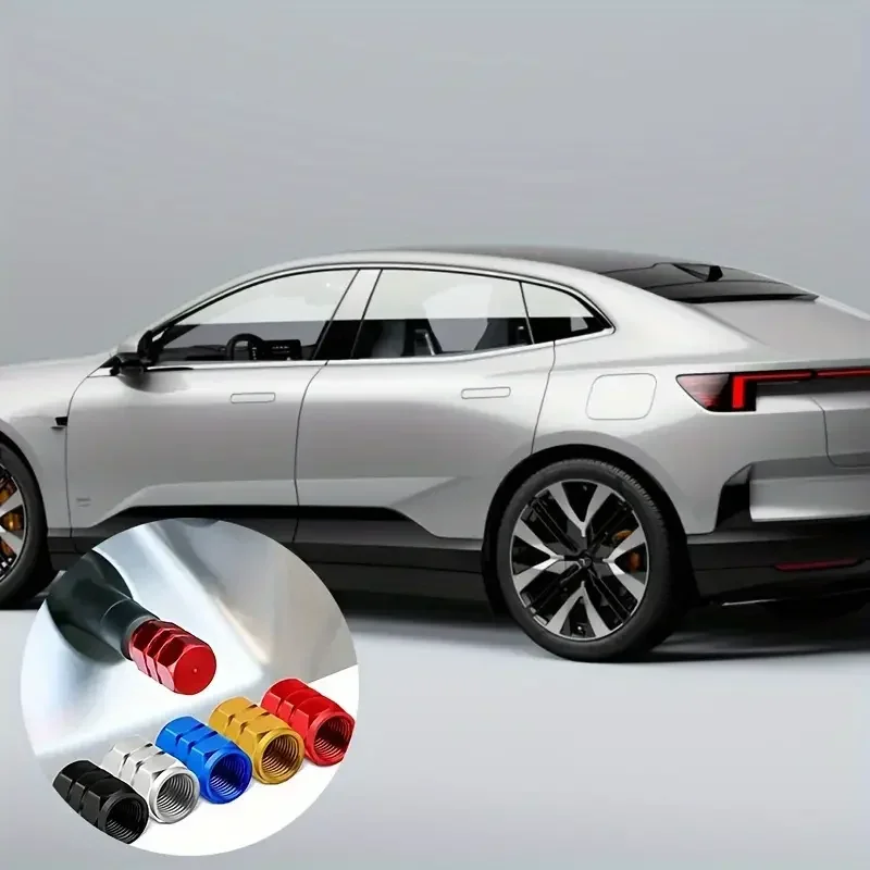 4Pcs Aluminum Tire Valve Caps  - огляд і ціна Steering Wheel Cover