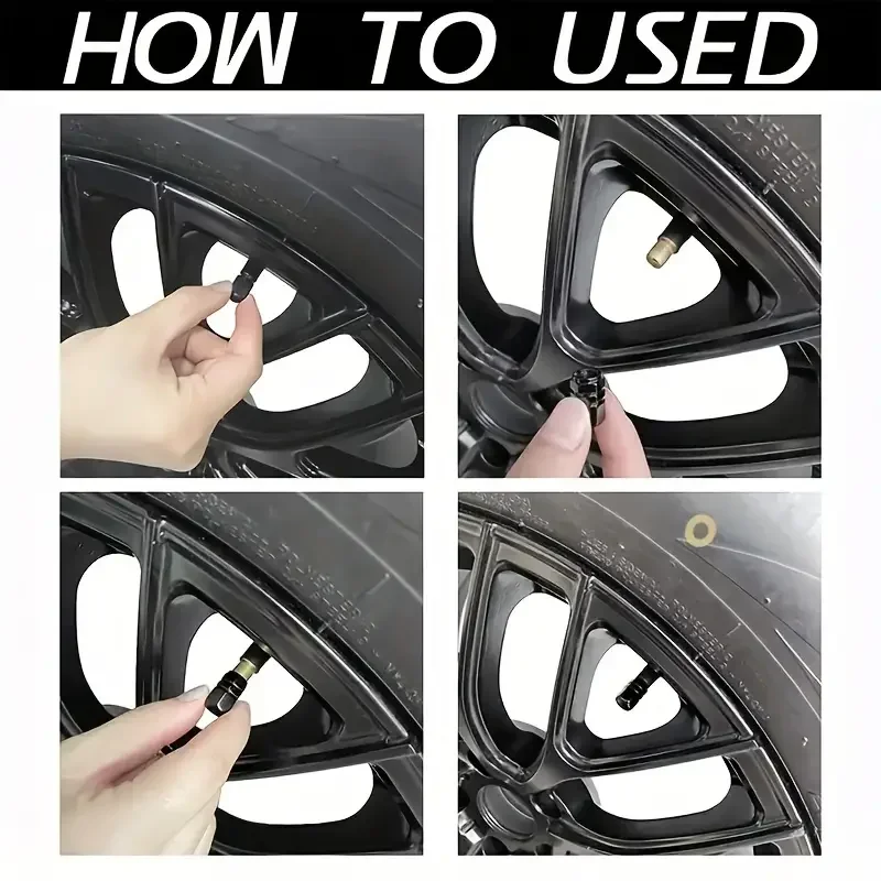 4Pcs Aluminum Tire Valve Caps  - огляд і ціна Steering Wheel Cover