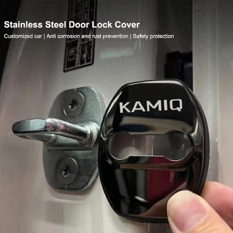 4PCS Stainless Steel Car Door  - огляд і ціна Car Accessories Logo