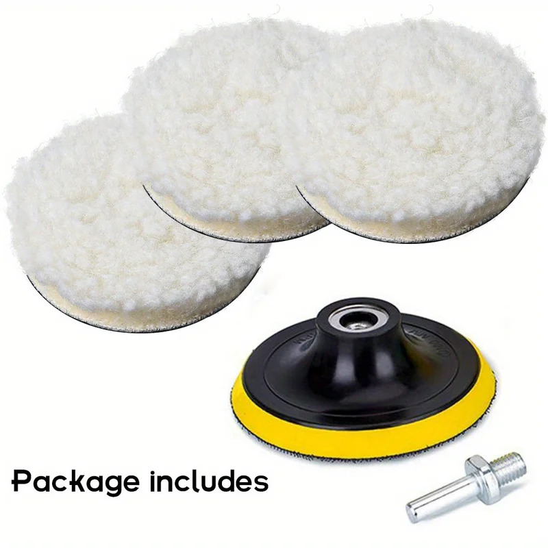 5PCS 7/6/5/4/3inch Car Polishi - огляд і ціна Car Wax Polishing Pad