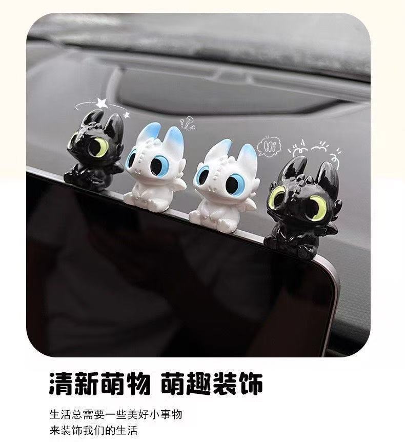 Cute toothless baby doll figur - огляд і ціна Car Accessories Toy