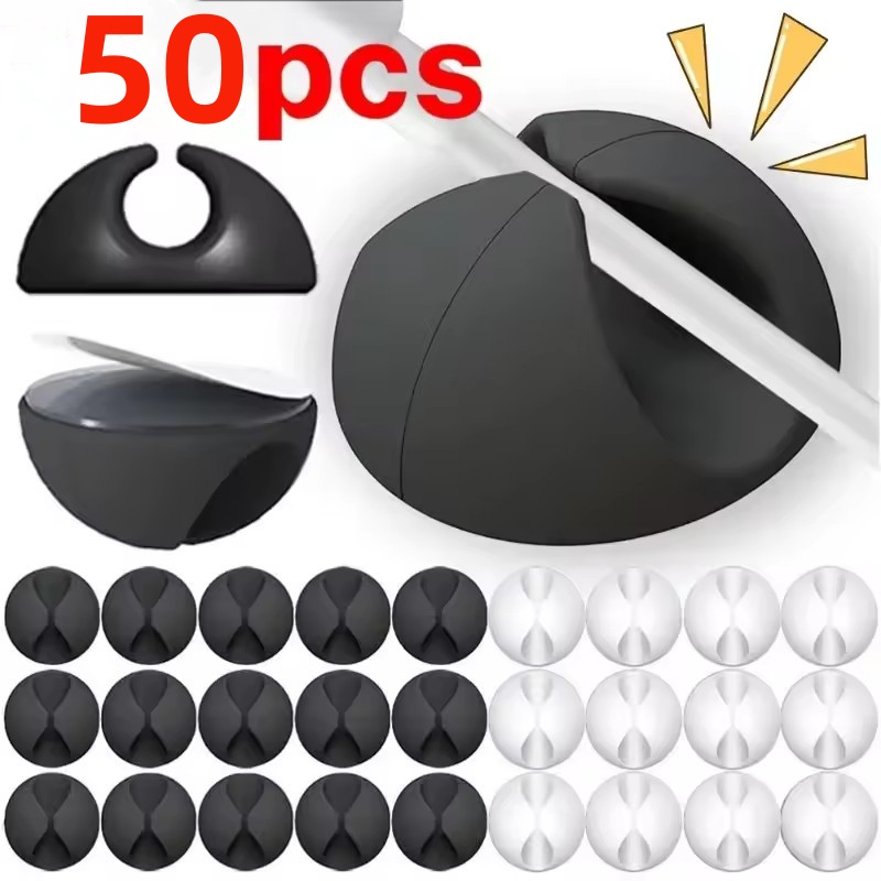 5/50Pcs Cable Clip Winder Orga - огляд і ціна Car Cable Organizer