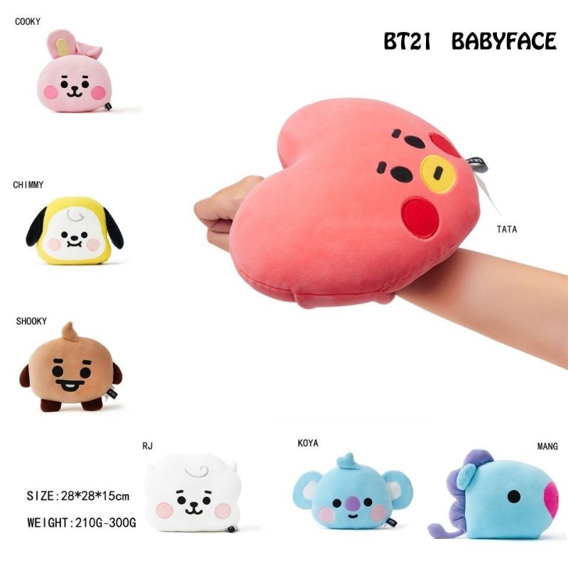 BT21 Face-Shaped Pillow Cute F - огляд і ціна Car Accessories Toy