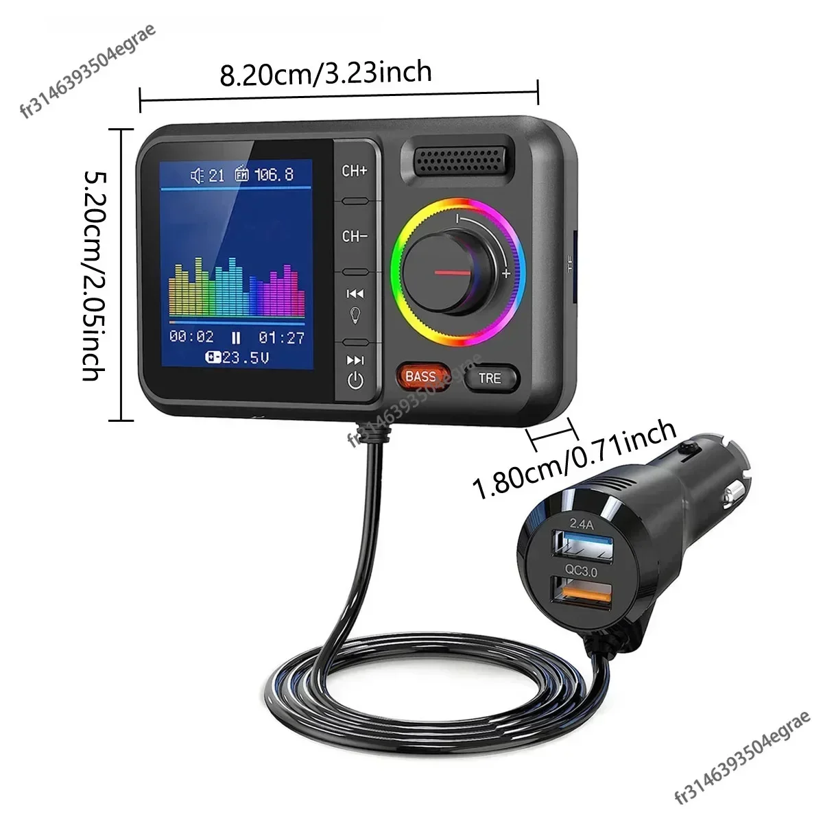 Wireless FM Transmitter with B - огляд і ціна Fm Transmitter