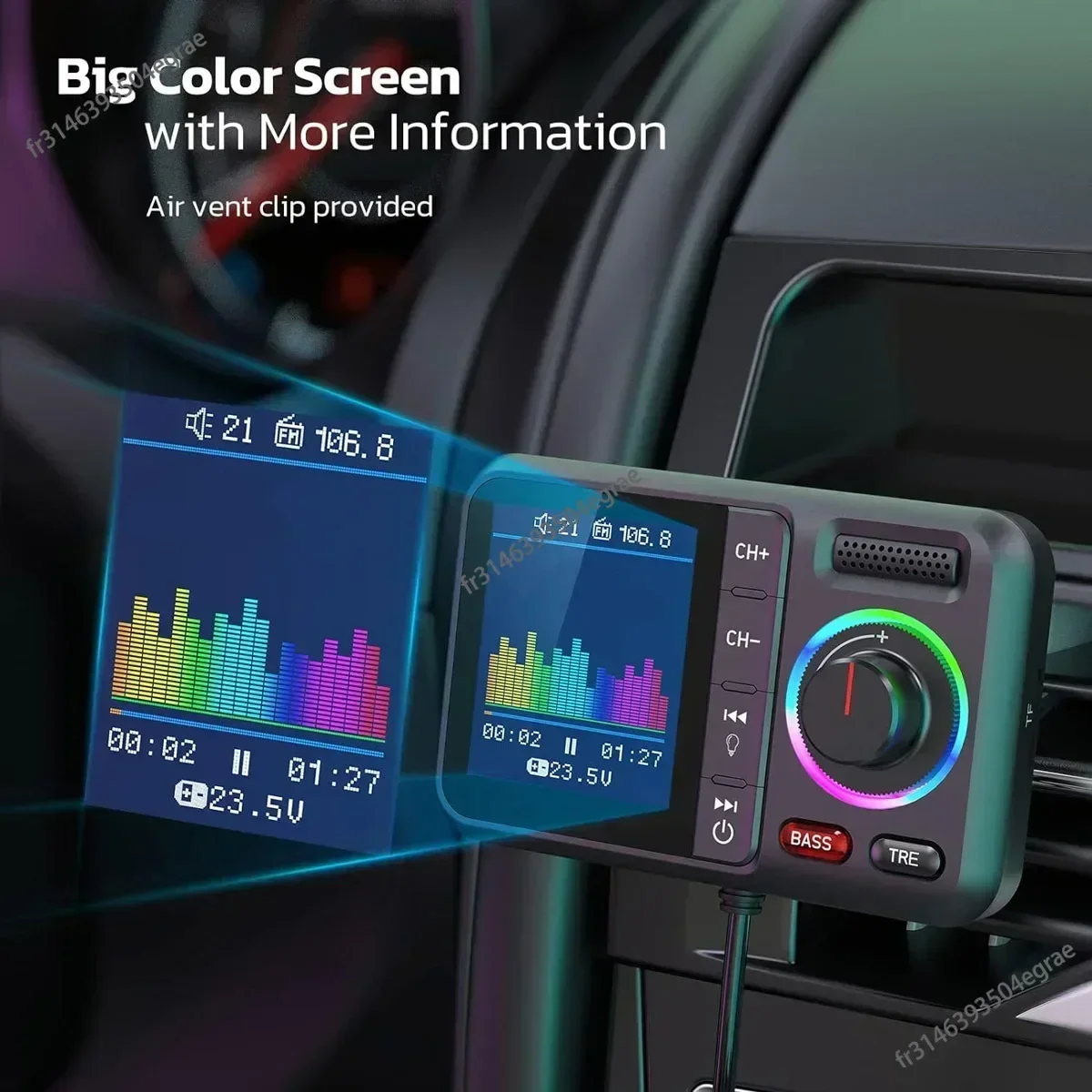 Wireless FM Transmitter with B - огляд і ціна Fm Transmitter