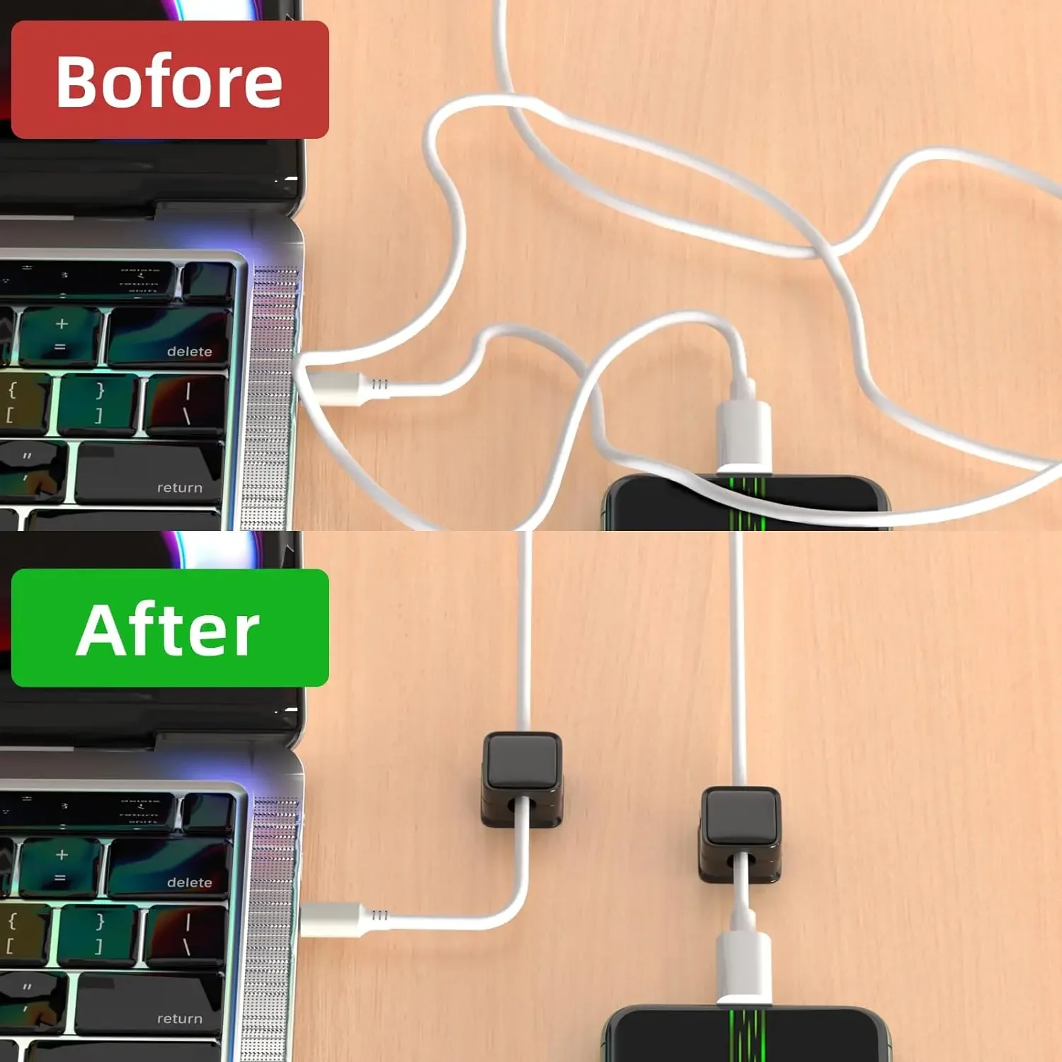 Mini Cable Organizer Holder Ma - огляд і ціна Car Cable Organizer