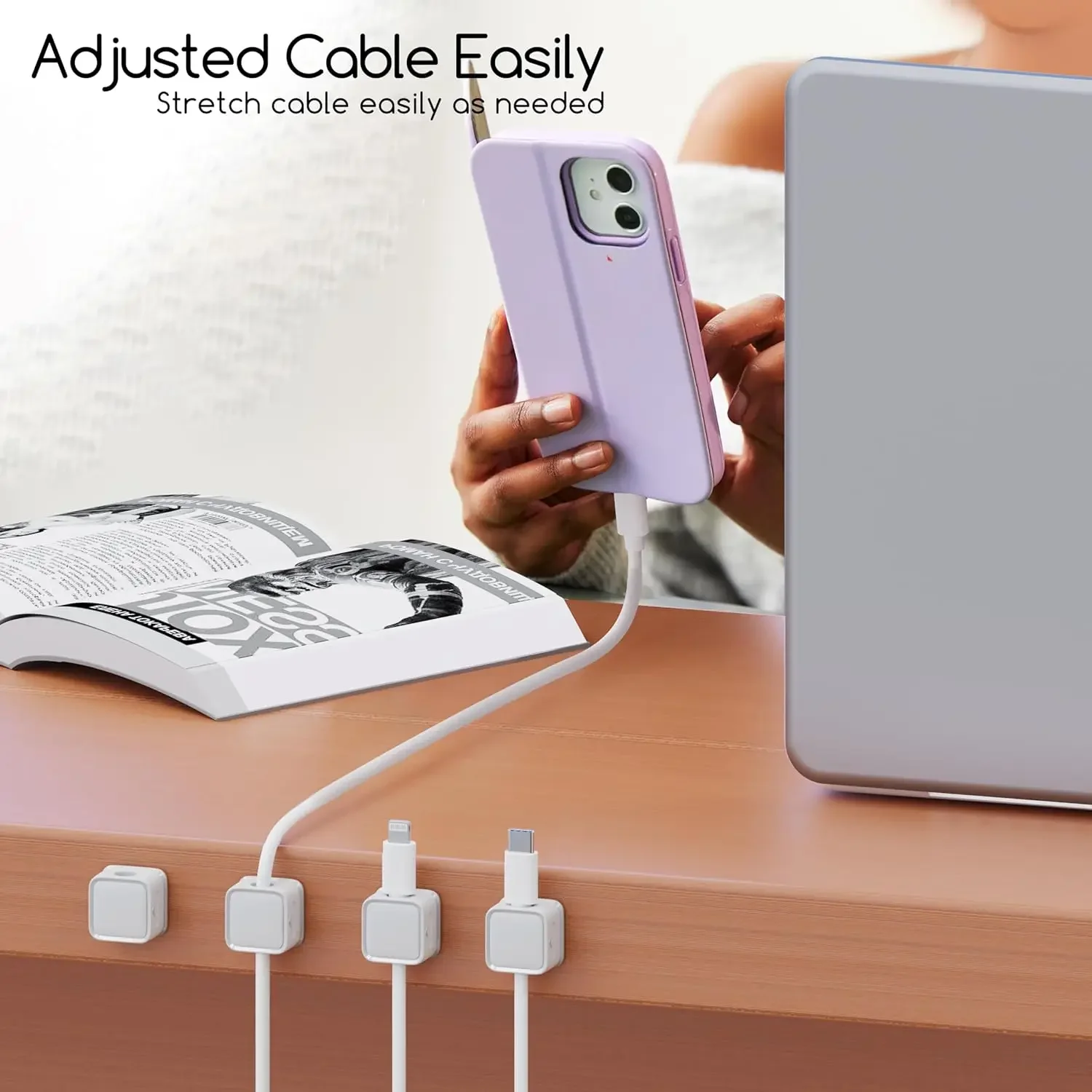 Mini Cable Organizer Holder Ma - огляд і ціна Car Cable Organizer