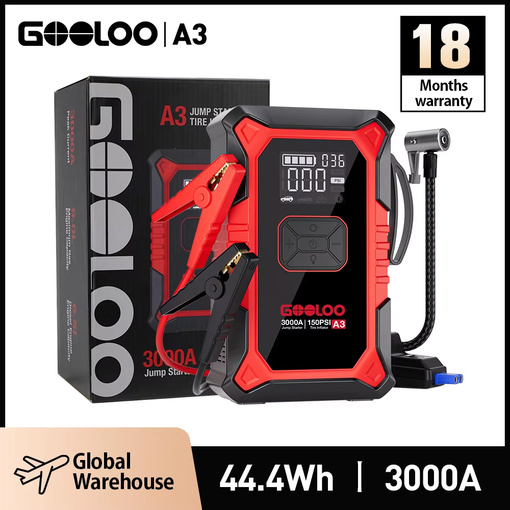 GOOLOO A3 Jump Starter with Ai - огляд і ціна Portable Jump Starter