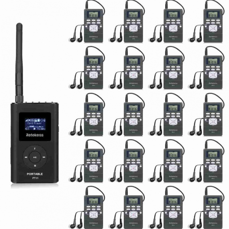 RETEKESS FT11 portable FM broa - огляд і ціна Fm Transmitter