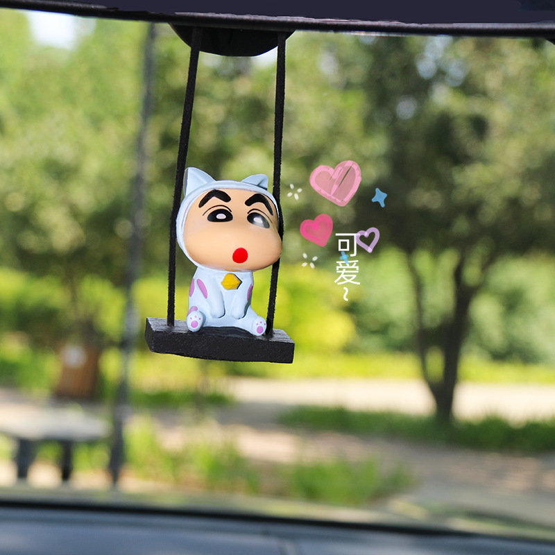 Kawaii Shin Chan Car Pendant C - огляд і ціна Car Accessories Hanging From Mirror