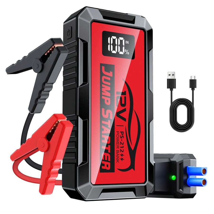 8000A Car Jump Starter, 12V Ju - огляд і ціна Portable Jump Starter