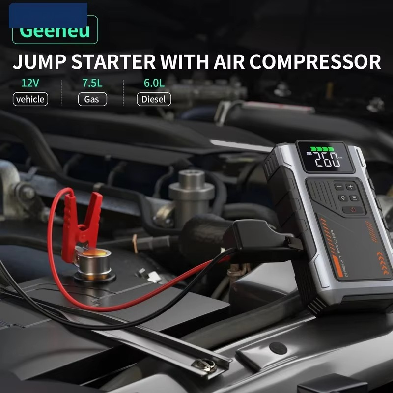 PORTABLE car jump starter with - огляд і ціна Portable Jump Starter
