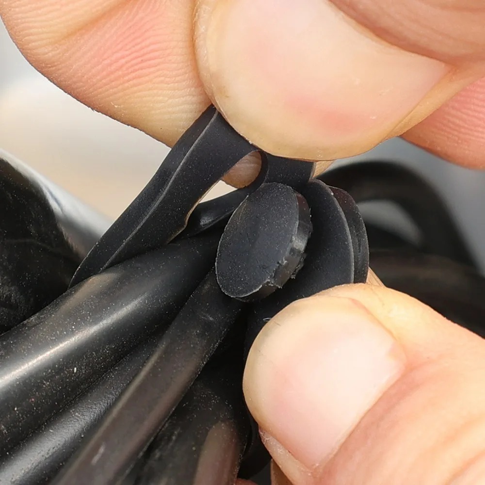 Elastic Rubber Cable Strap Wir - огляд і ціна Car Cable Organizer