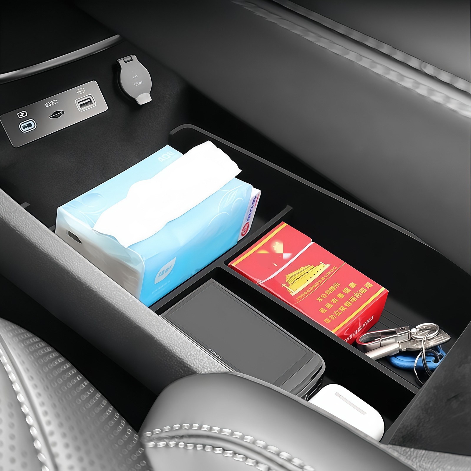 Center Console Lower Storage O - огляд і ціна Car Accessories For Inside