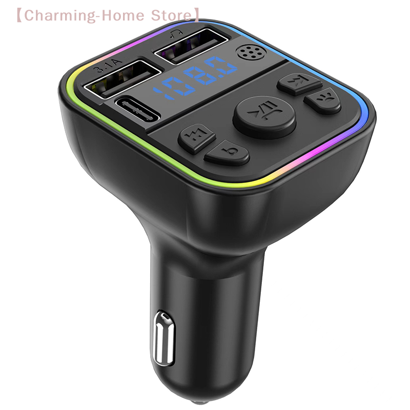 【M】Dual USB Type-C Car Charger - огляд і ціна Fm Transmitter