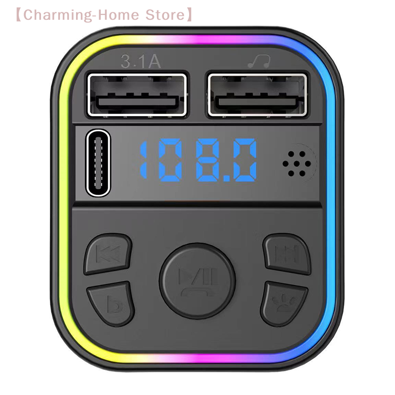 【M】Dual USB Type-C Car Charger - огляд і ціна Fm Transmitter