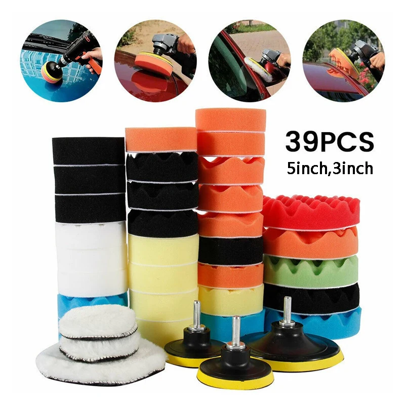 Car Polishing Sponge Pads Kit  - огляд і ціна Car Wax Polishing Pad