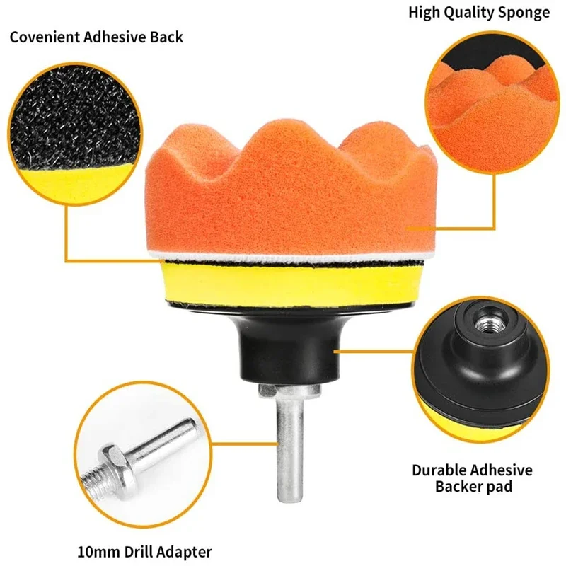 Car Polishing Sponge Pads Kit  - огляд і ціна Car Wax Polishing Pad