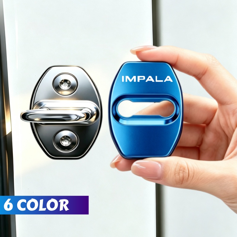4PCS Stainless Steel Door Lock - огляд і ціна Car Accessories Logo