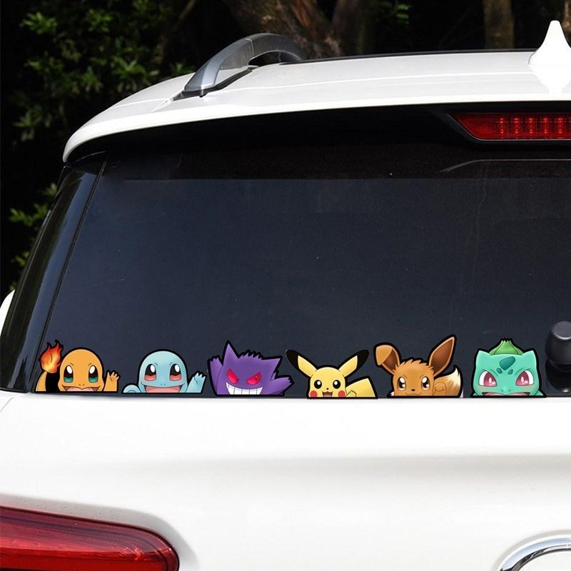 Pokémon car window sticker, Po - огляд і ціна Car Accessories Toy