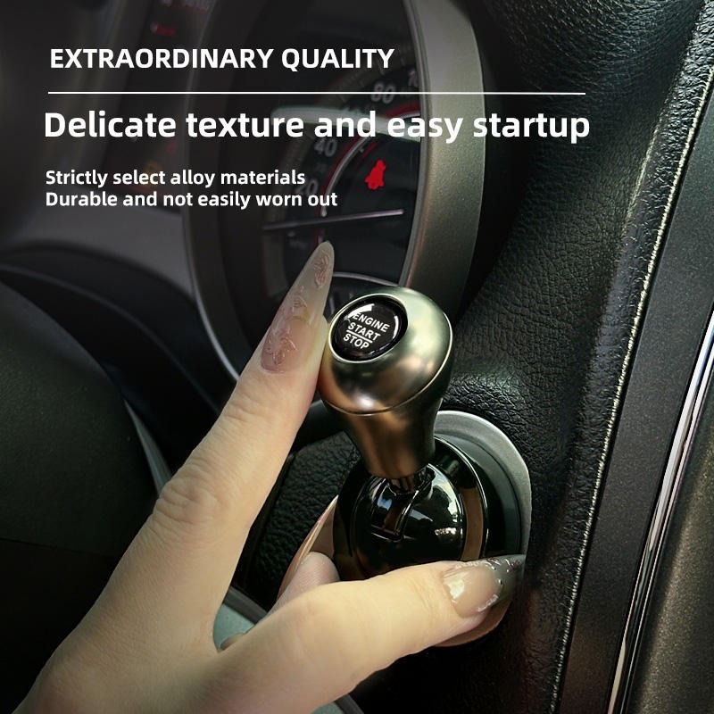 Car One-Touch Start Button wit - огляд і ціна Car Accessories For Inside