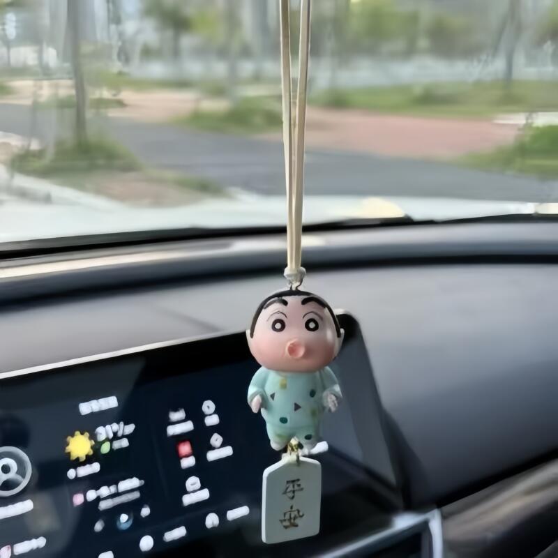 Kawaii Crayon Shin Chan Car Re - огляд і ціна Car Accessories Hanging From Mirror