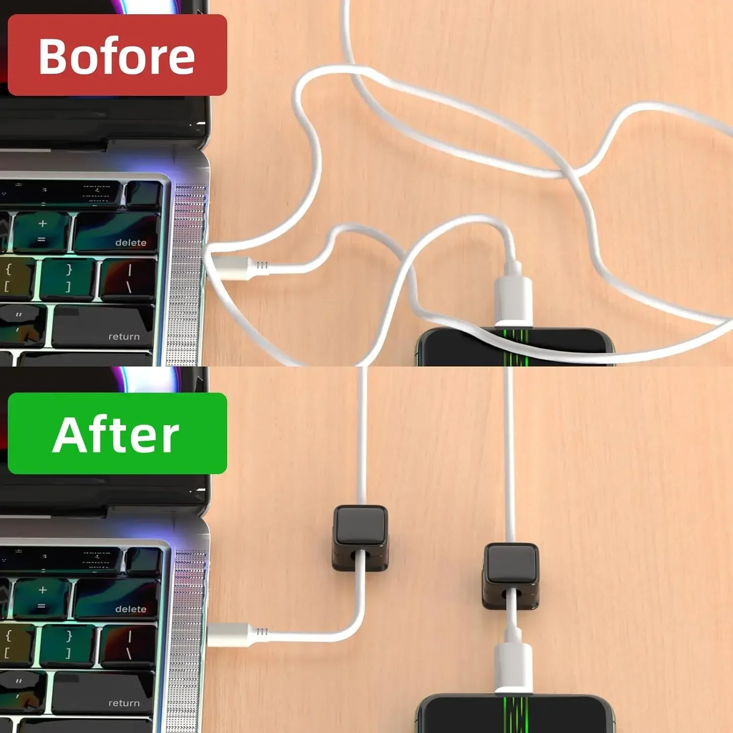 Mini Cable Organizer Holder Ma - огляд і ціна Car Cable Organizer