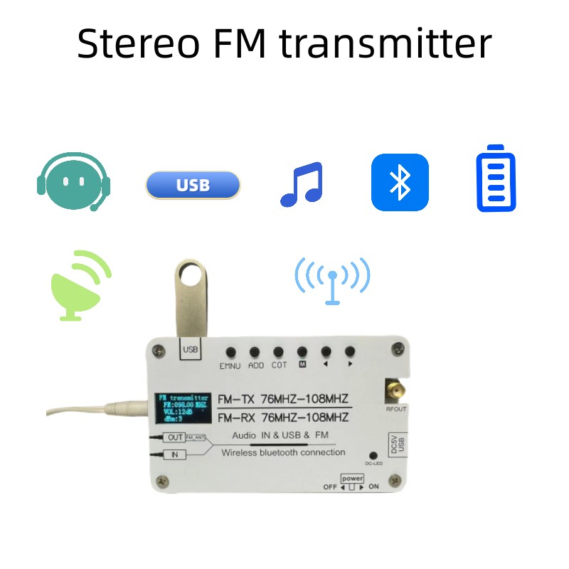 FM stereo transmitter FM trans - огляд і ціна Fm Transmitter