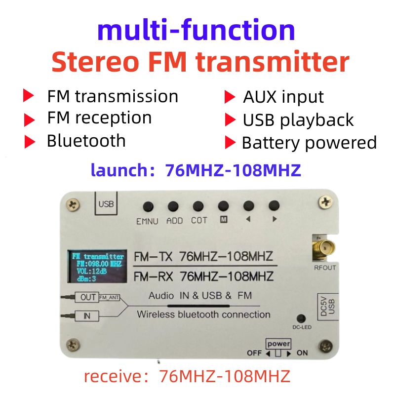 FM stereo transmitter FM trans - огляд і ціна Fm Transmitter